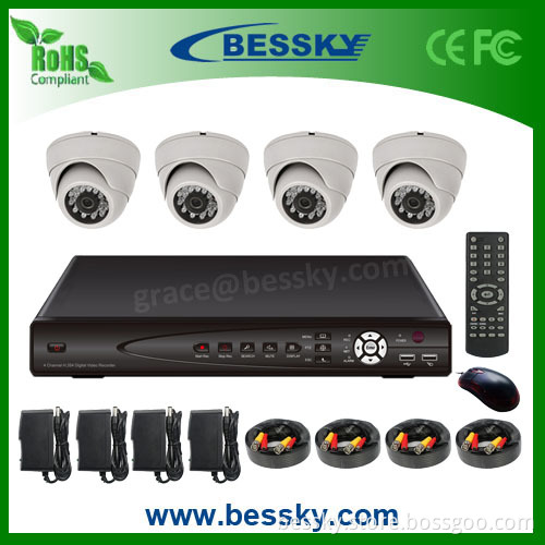 4CH H. 264 DVR and Day/Night CCTV Camera Kits (BE-8104IB4)